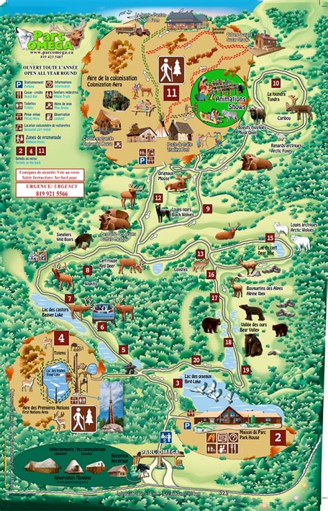 canada parc omega|parc omega Canada map.